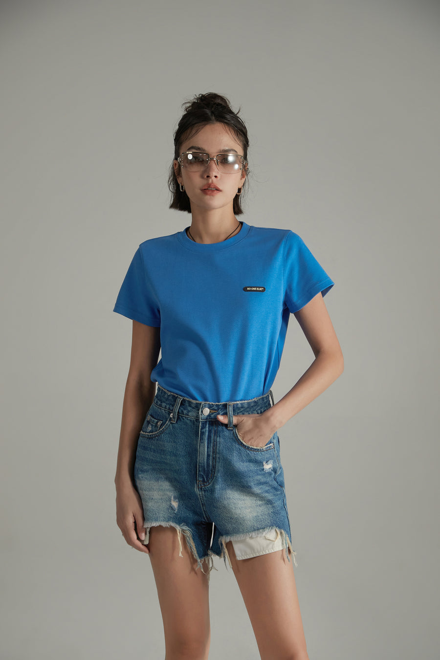 CHUU Daily Round Neck Short Sleeve T-Shirt