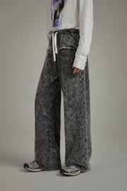 Printed Wide Pants