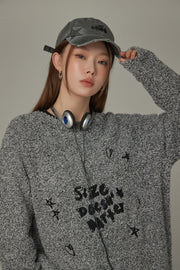 Size Doesnt Matter Knit Stars Sweater