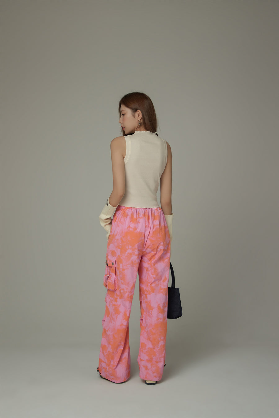 CHUU Color Cargo String Pants