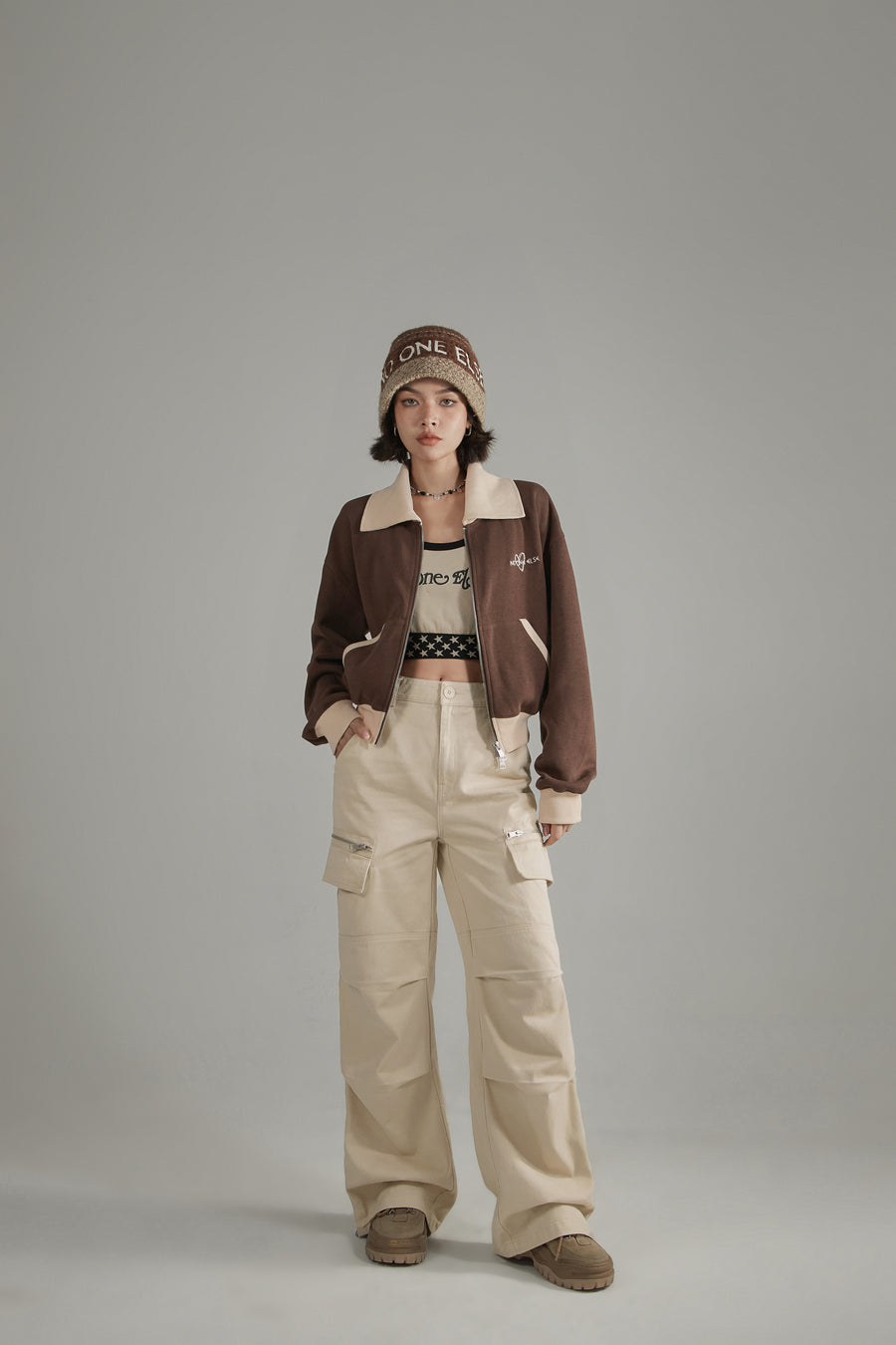 CHUU Basic Wide Cargo Pants