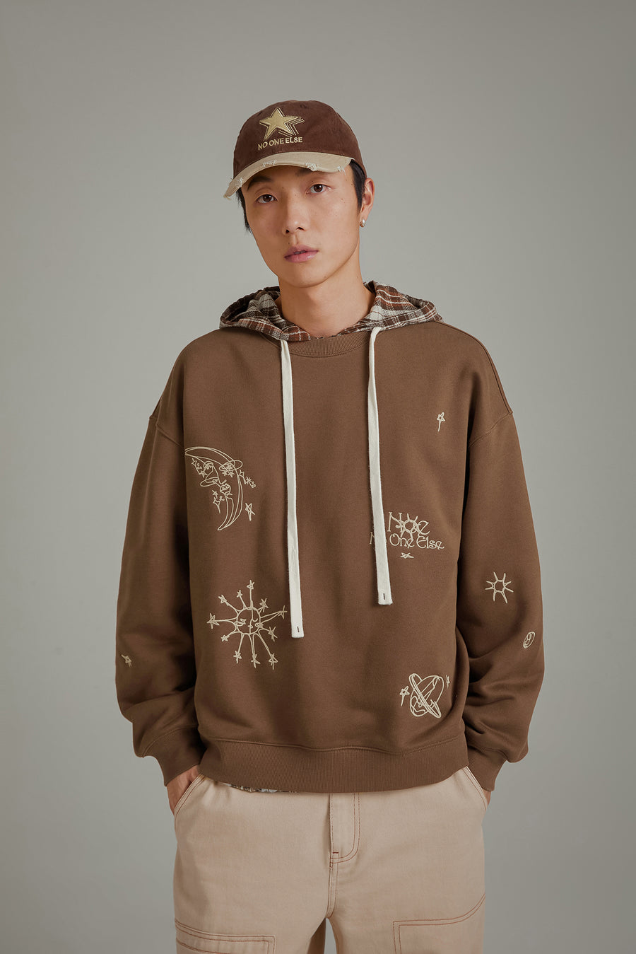 CHUU Star Boxy Sweatshirt