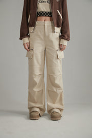 Basic Wide Cargo Pants