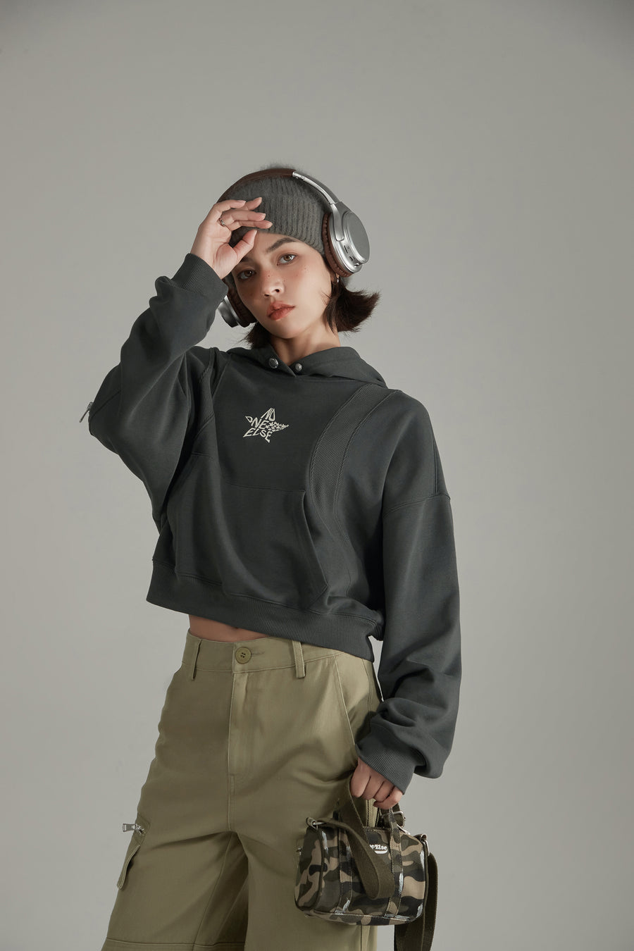 CHUU Star Basic Hoodie