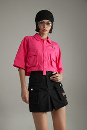 Low Pocket Cropped Shirt