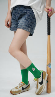 Rabbit Logo High Socks