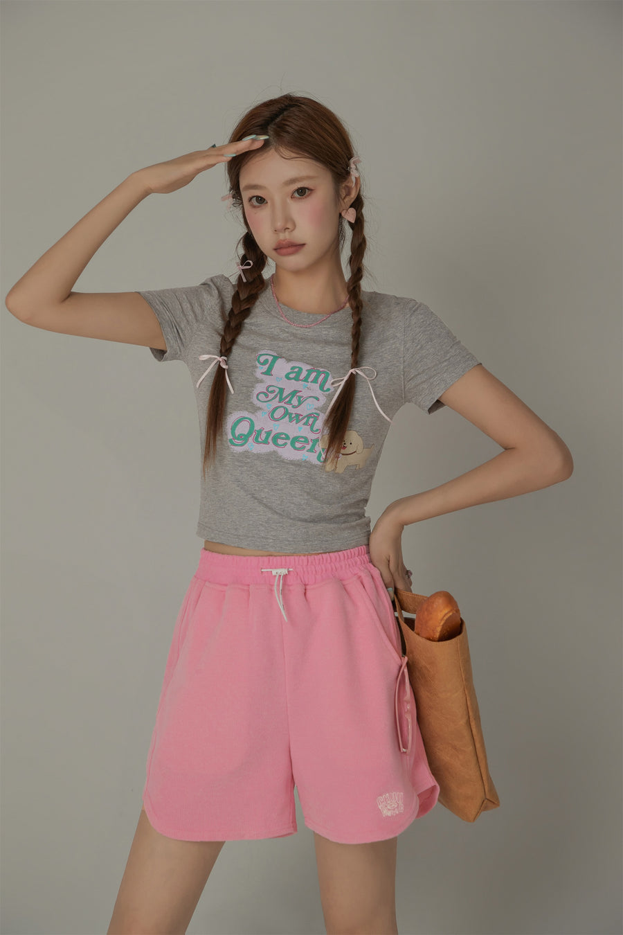 CHUU Elastic Waist Drawstring Sporty Shorts