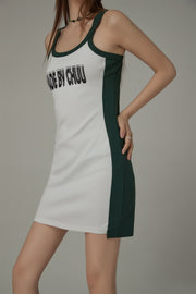 Made By Chuu Colorblocked Sleeveless Mini Dress