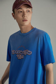 Noe Club Stars Printed Boxy Short Sleeve T-Shirt