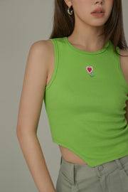 Pixel Heart Mini Logo Tank Top