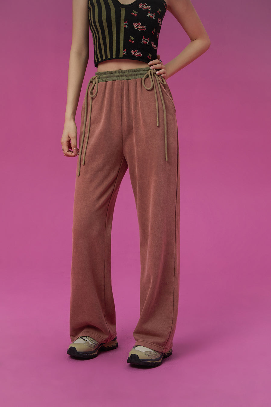 CHUU String Casual Pants