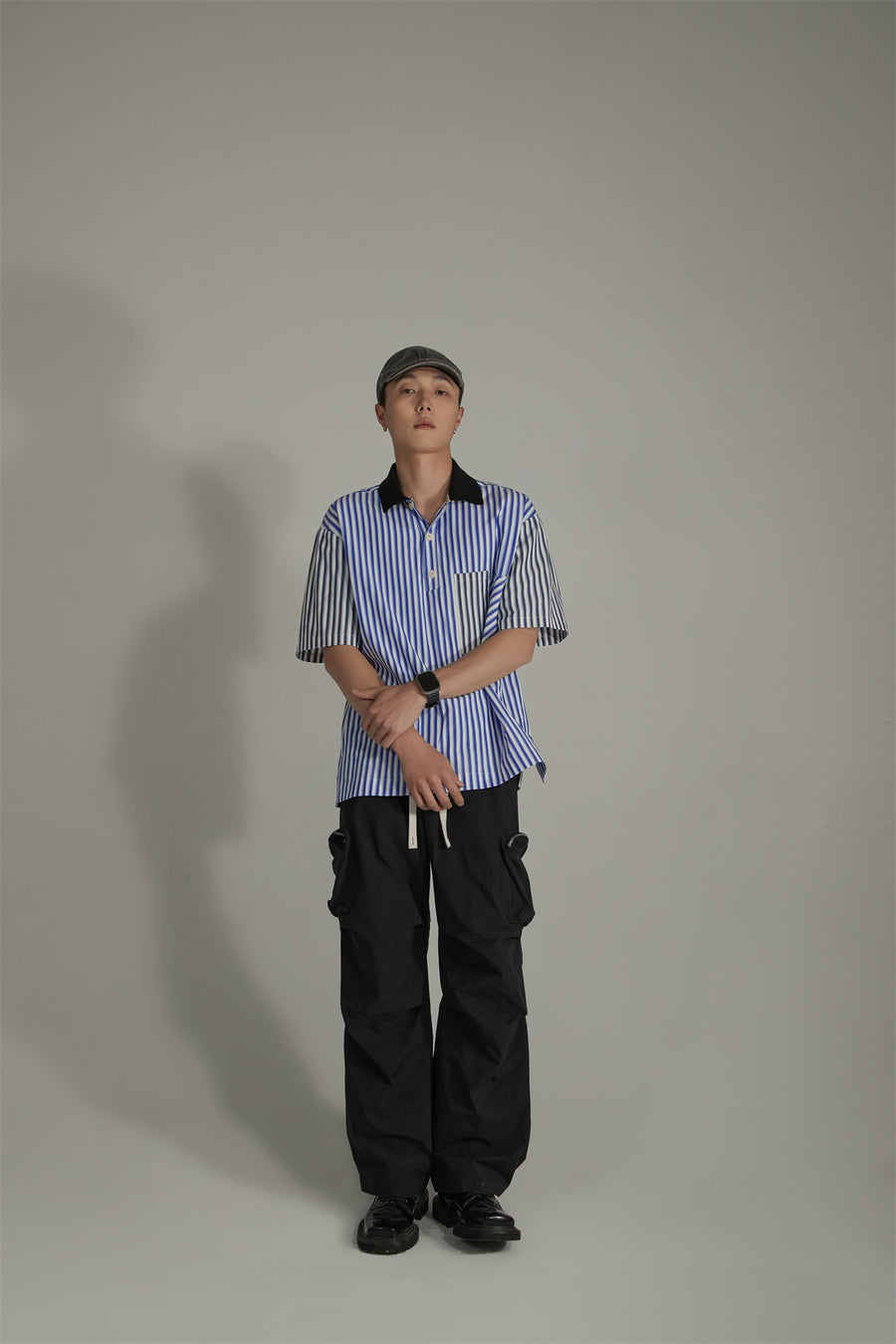 CHUU Casual Drawstring Wide Cargo Pants