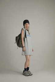 Noe Center Logo Sleeveless T-Shirt Dress