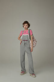 Waffle Logo String Sporty Overalls