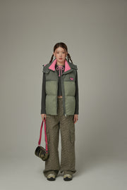 Color Matching Padded Vest