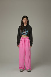 Draw String Wide Pants