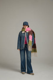 Fringe Stripe Muffler