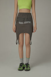 Frilly Color Lines High Socks