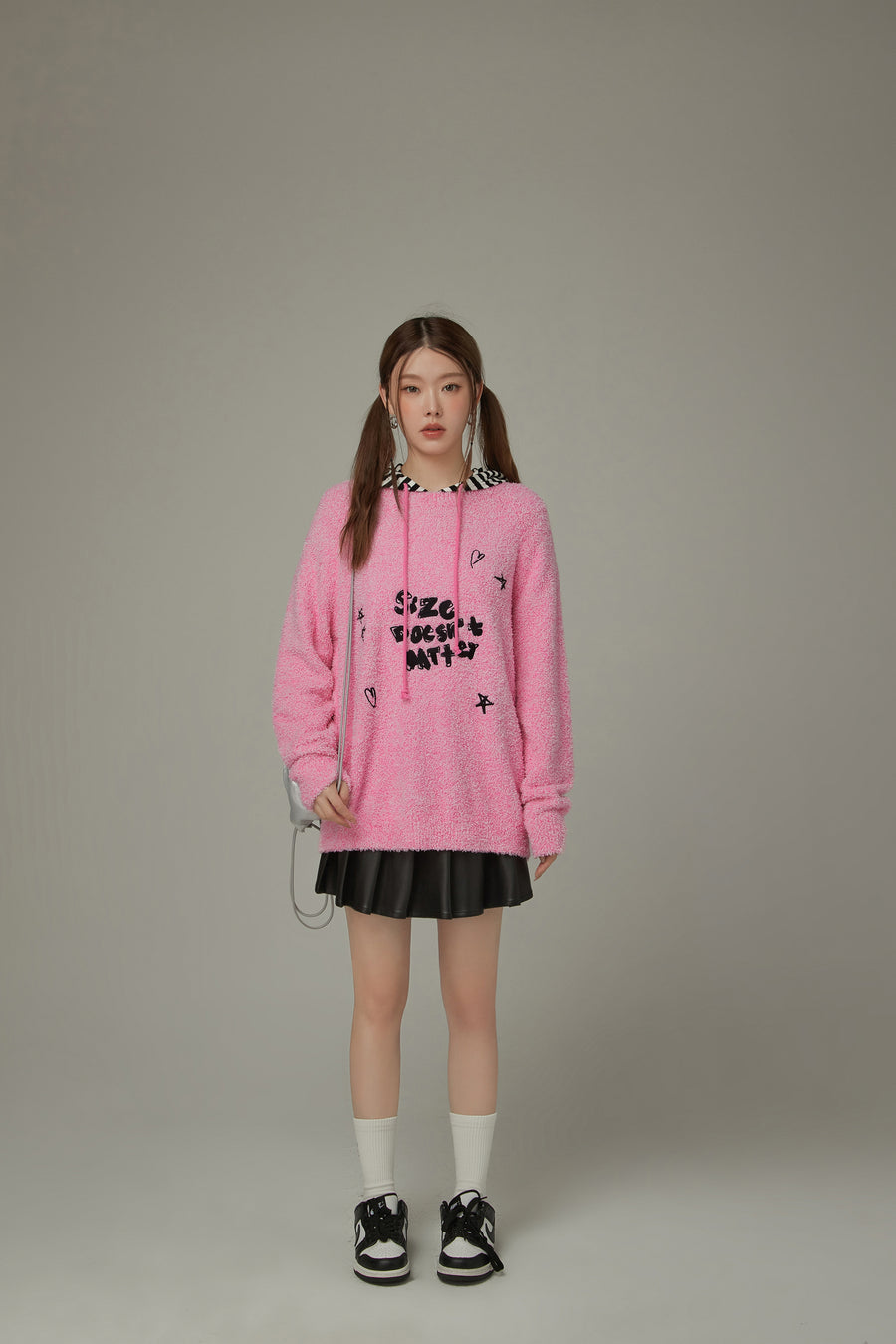 CHUU Size Doesnt Matter Knit Stars Sweater