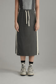 Lined String Sporty Skirt