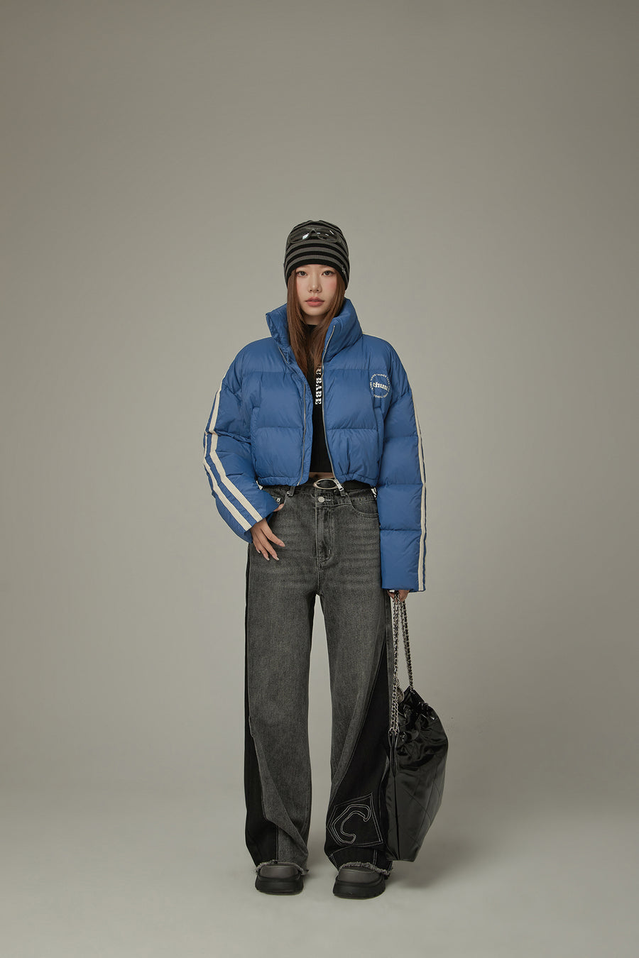 CHUU Sporty Crop Padded Jacket