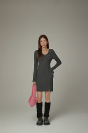 Cherry Twisted Mini Dress