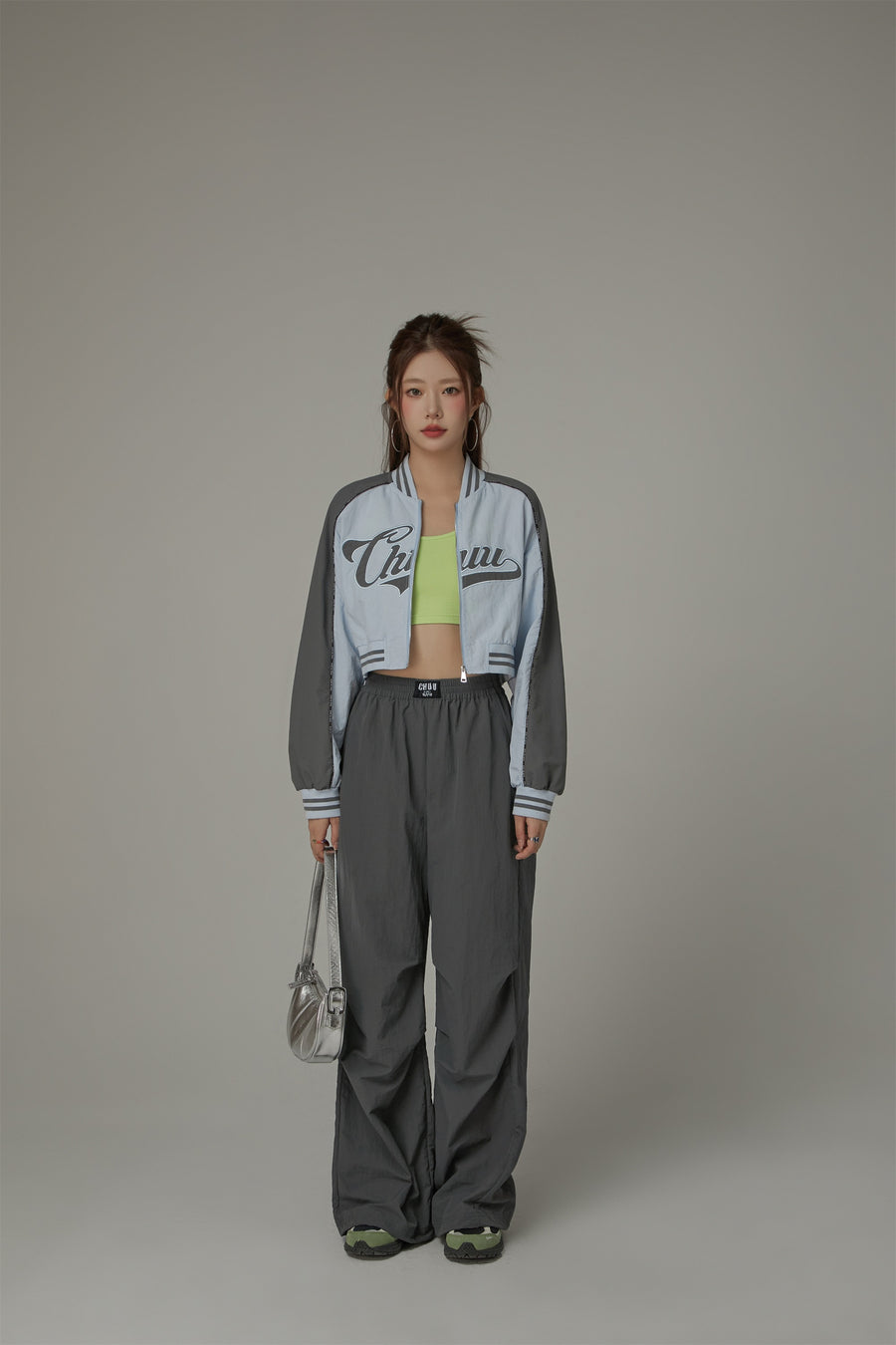 CHUU Loose Straight Wide Leg Casual Pants