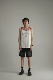 Line Colored Noe Sleeveless T-Shirt