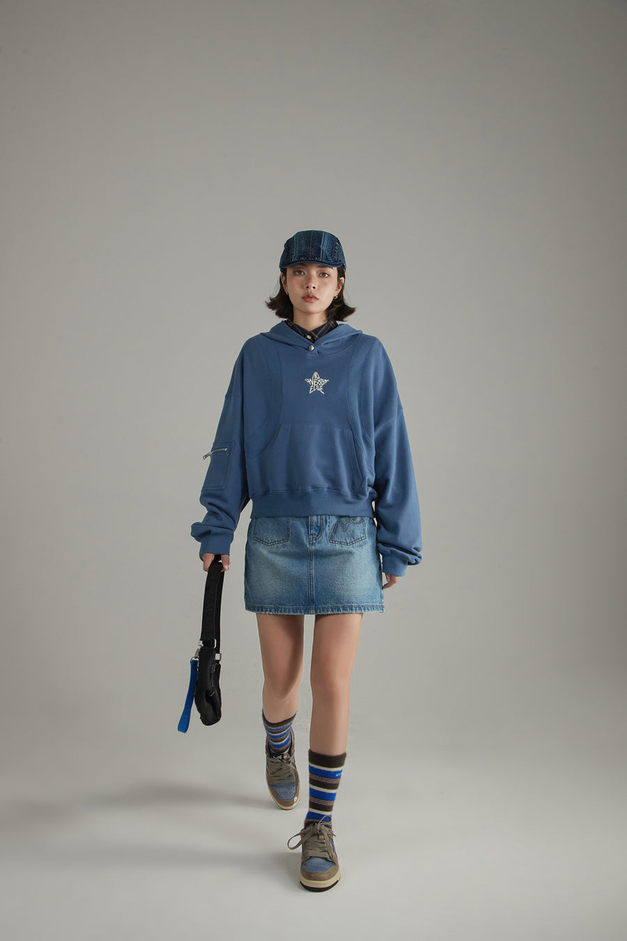 CHUU Star Basic Hoodie