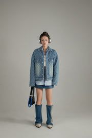 Denim Quilted Jacket