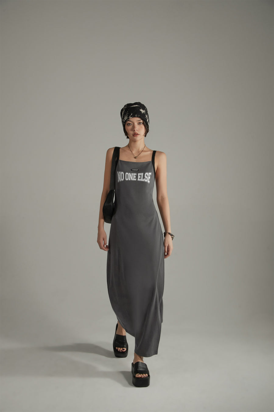 CHUU Sleeveless Bustier Long Dress