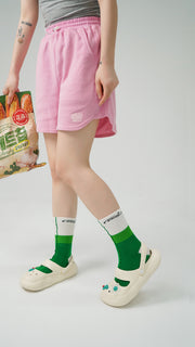 Frilly Color High Socks