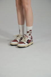 Dancing Mushroom Ankle Socks