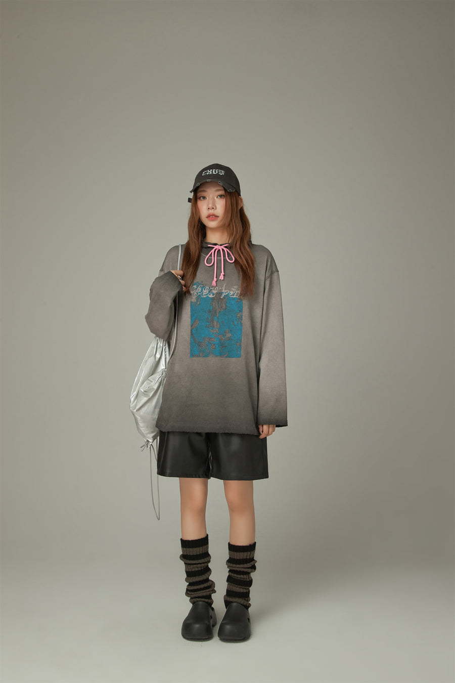 CHUU Printed Boxy T-Shirt