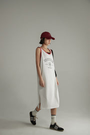 Noe Sleeveless Long T-Shirt Dress