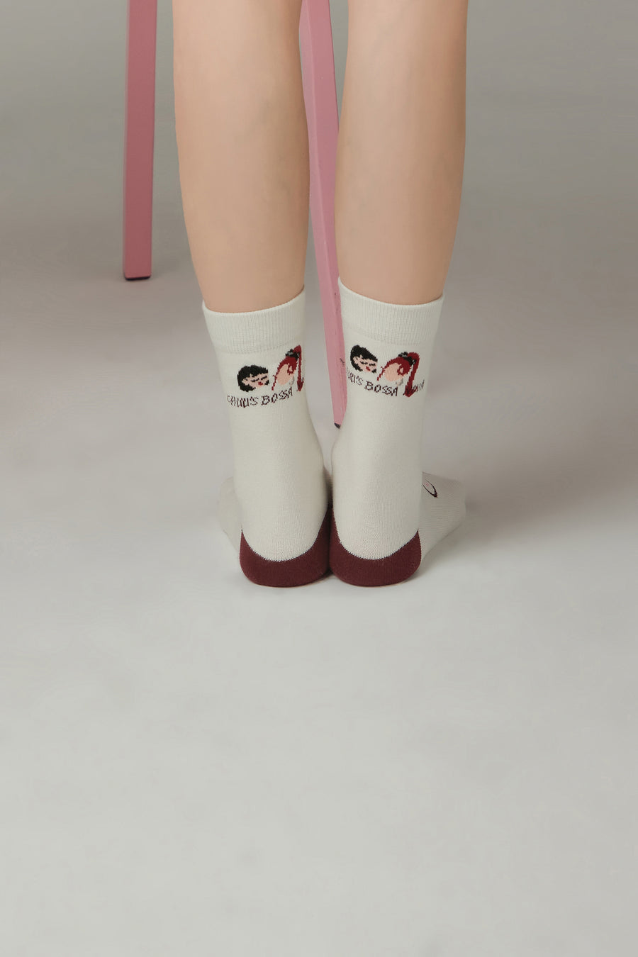 CHUU Character Color Matching Socks