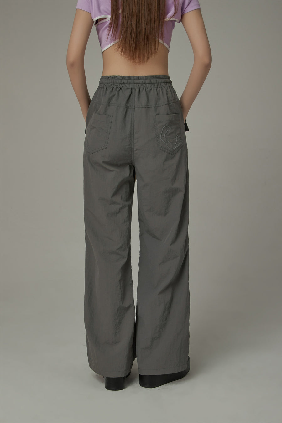 CHUU Banding Front Pocket Pants