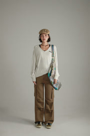 Basic Wide Cargo Pants