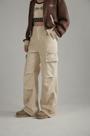 Basic Wide Cargo Pants