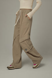 Elastic Waist Pocket Sweatpants