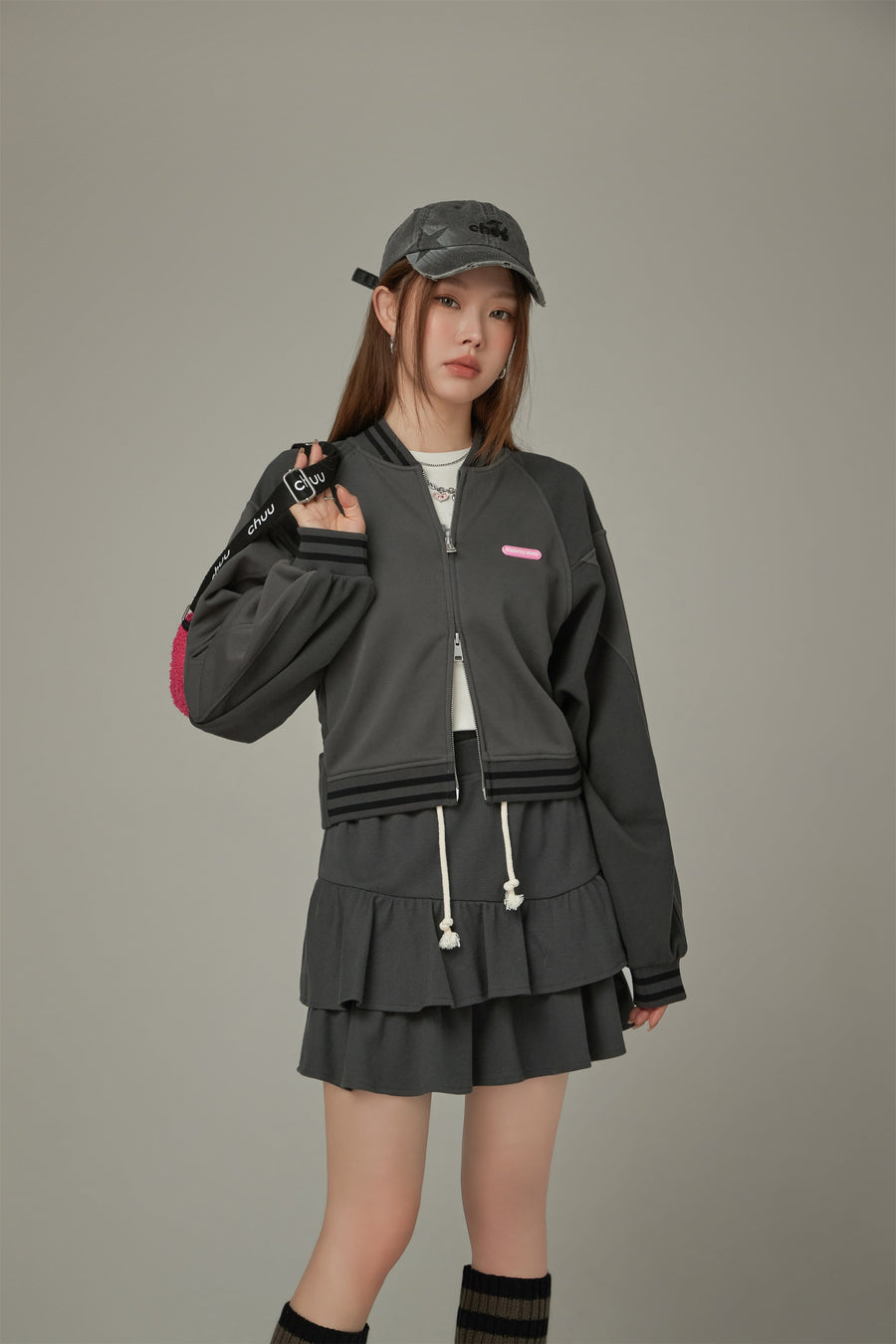 CHUU Varsity Loose Fit Jacket