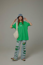 Chuu Cherry Color Basic T-Shirt