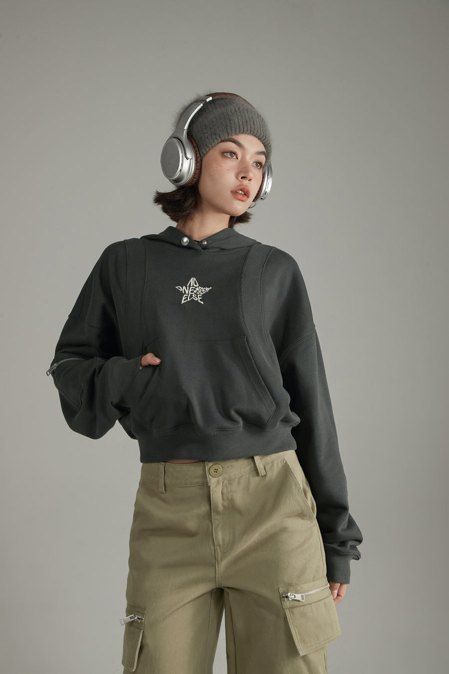 CHUU Star Basic Hoodie