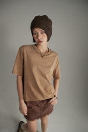 Heart Loose Fit Basic Short Sleeve T-Shirt