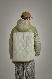 Color Combination Quilted Vest