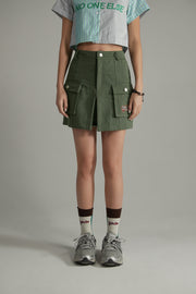 Cargo Pocket Mini Skirt