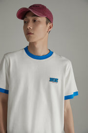 Embroidered Daily Loose Fit Short Sleeve T-Shirt