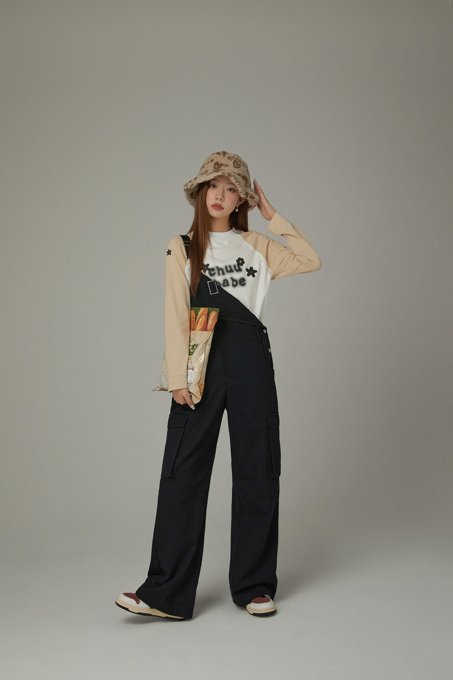 CHUU Basic Pocket Color Overalls