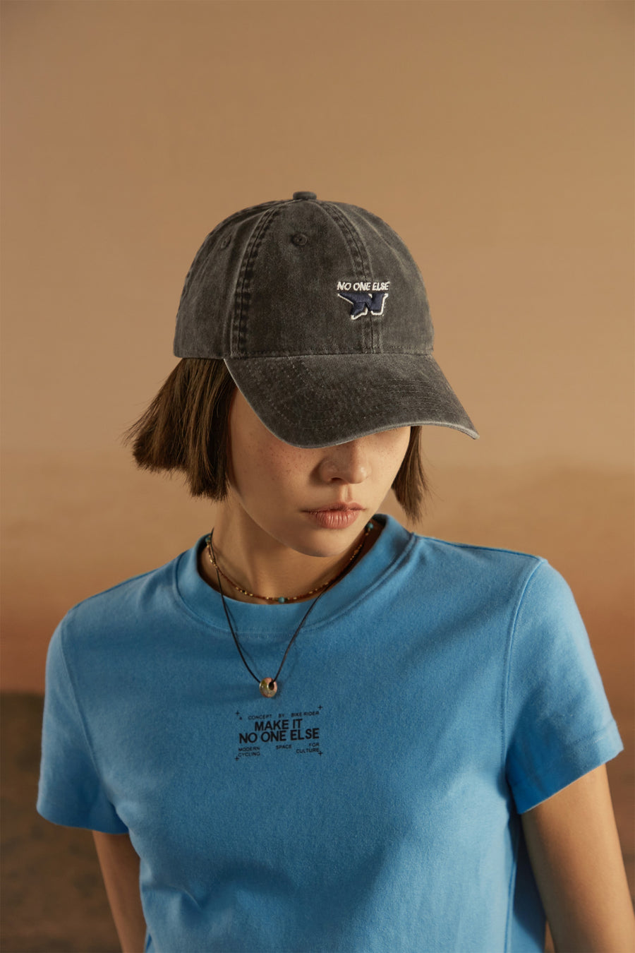 CHUU Vintage Embroidered Ball Cap