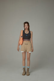 Made By Chuu Exposed Pocket Lining Overfit Short Pants